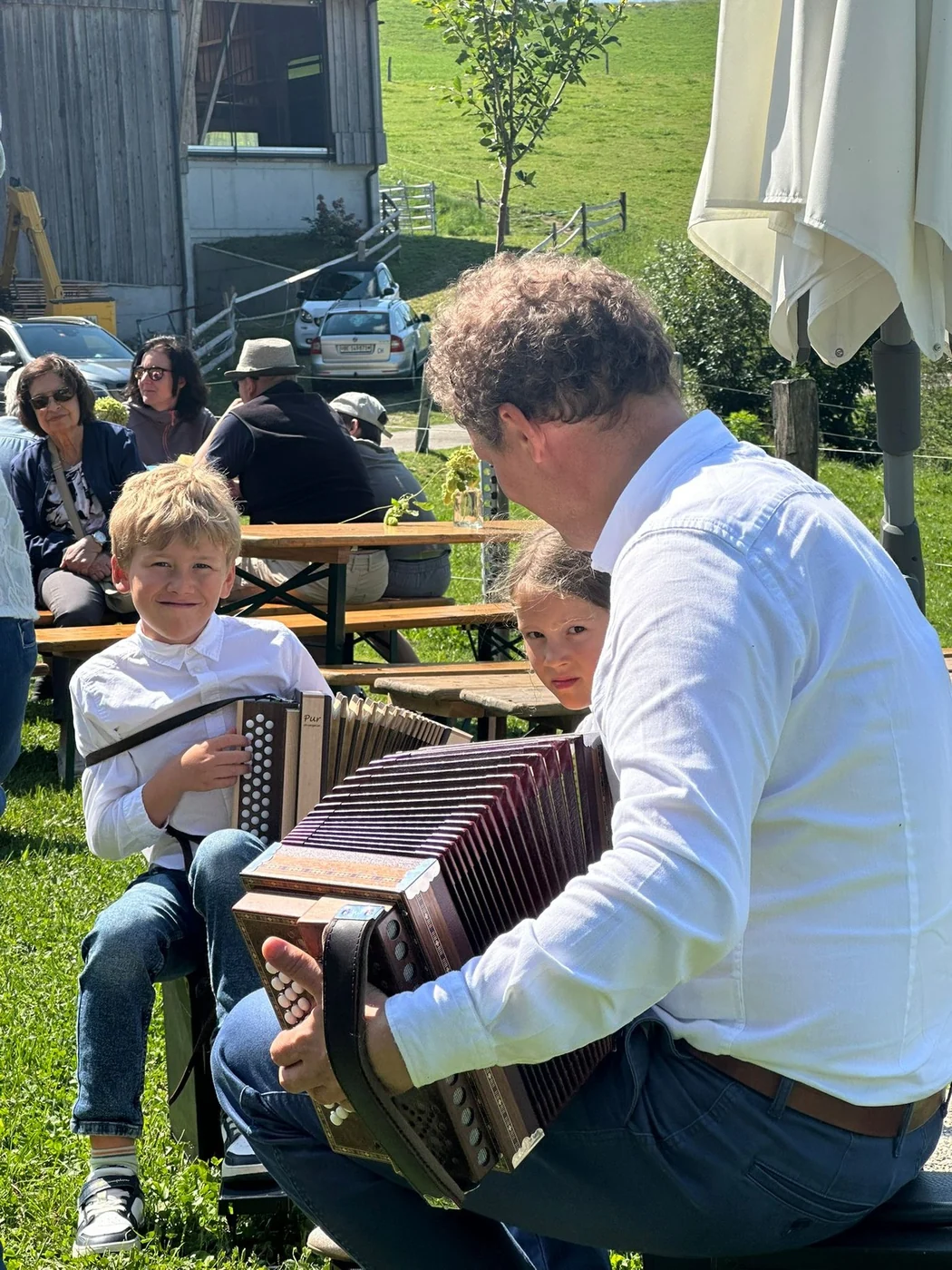 Auftritt mit Publikum