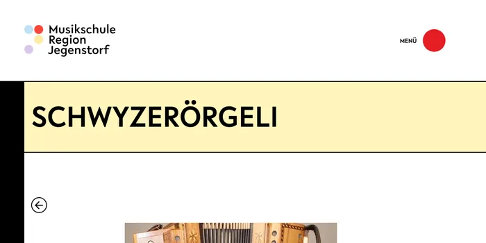 Schwyzerörgeli-Unterricht an der Musikschule Jegenstorf